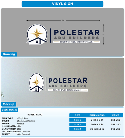 CUSTOM MOCKUP SIGN FOR Robert leibo