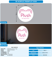 CUSTOM MOCKUP SIGN FOR Ana camacho