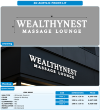 CUSTOM MOCKUP SIGN FOR Lena Wang