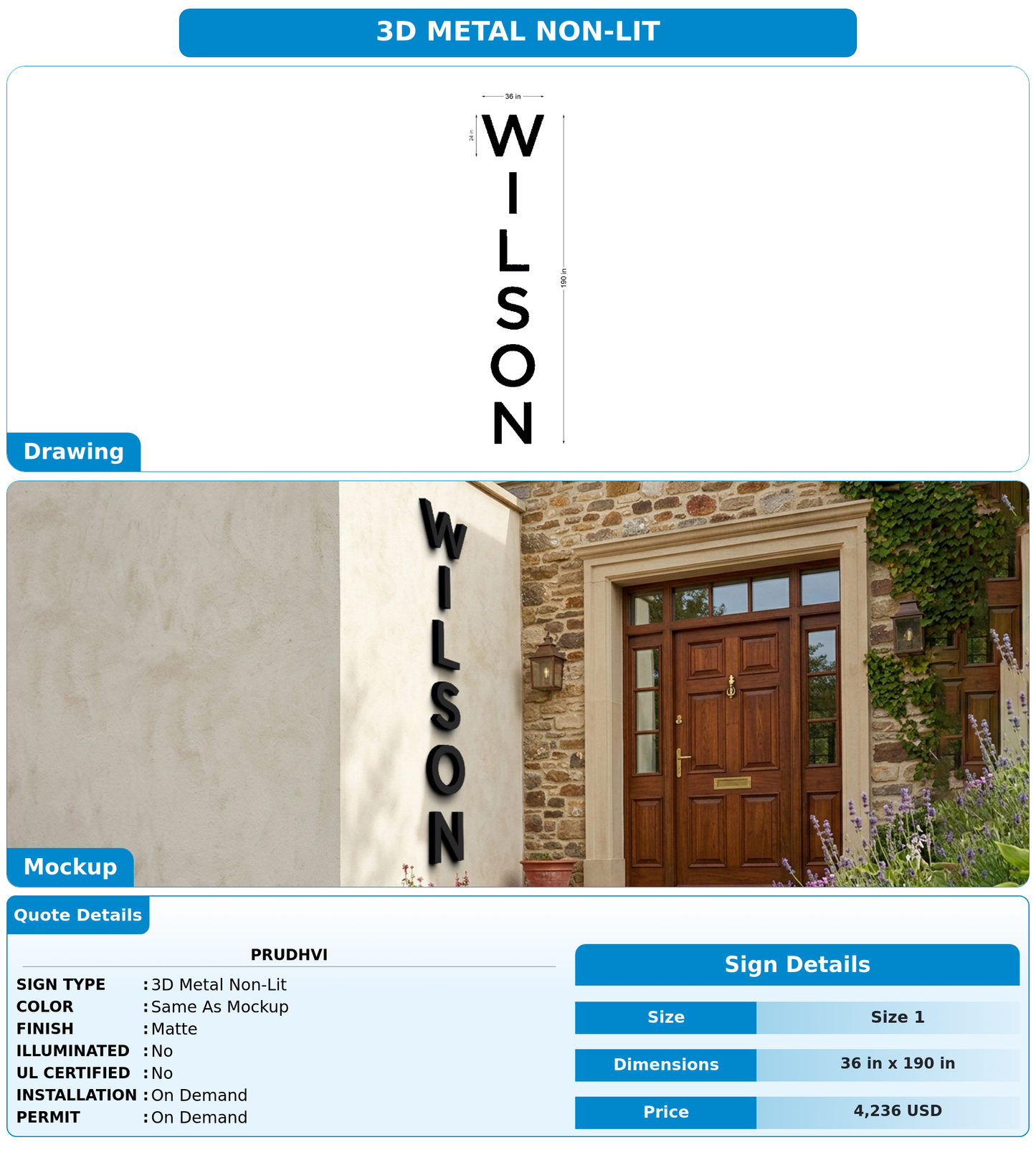 CUSTOM MOCKUP SIGN FOR Prudhvi