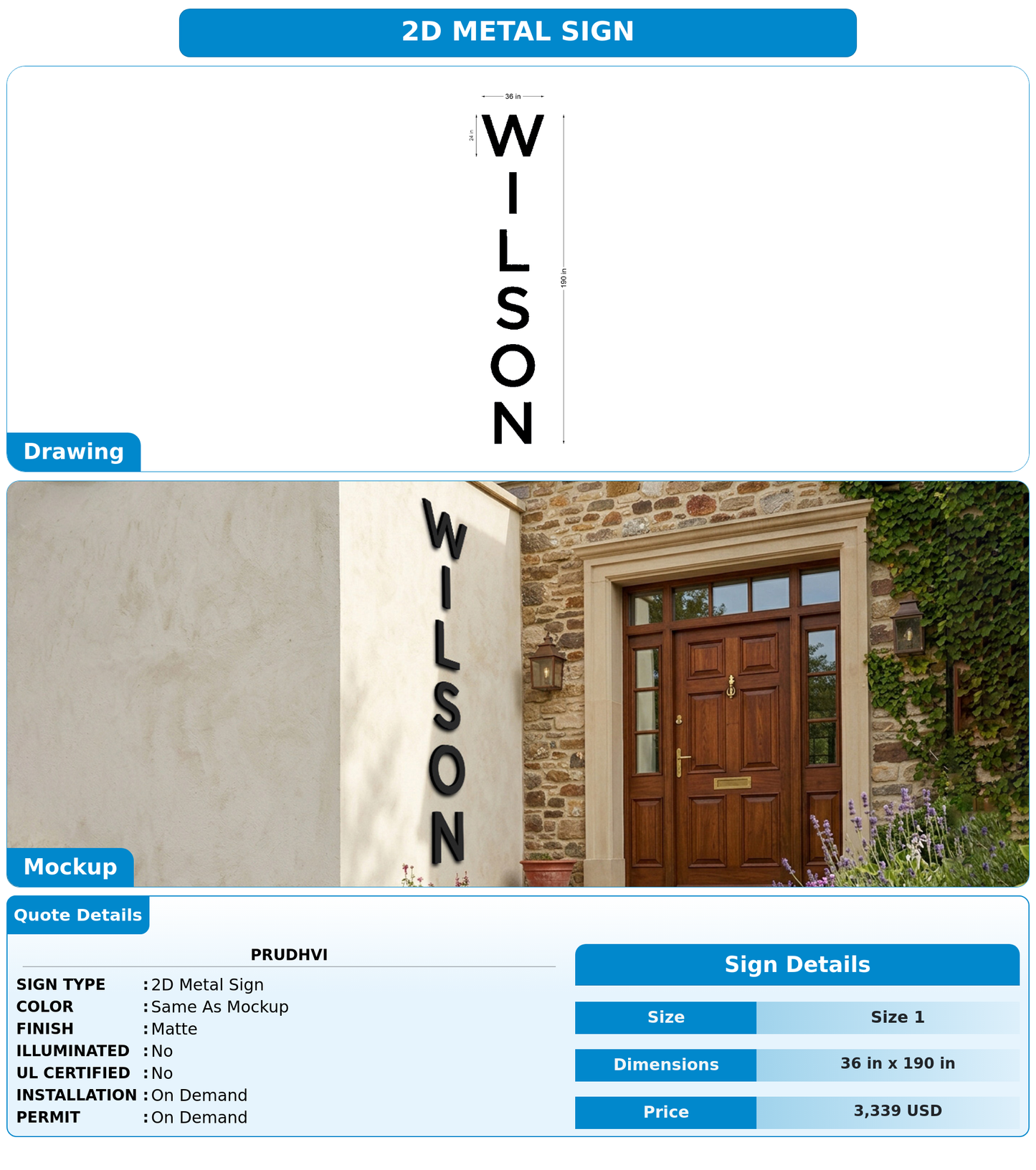 CUSTOM MOCKUP SIGN FOR Prudhvi
