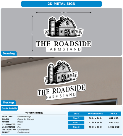 CUSTOM MOCKUP SIGN FOR Tiffany Murphy