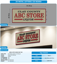 CUSTOM MOCKUP SIGN FOR ARIEL SOTO SIGNS FAST INC