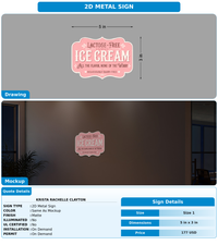 CUSTOM MOCKUP SIGN FOR Krista Rachelle Clayton