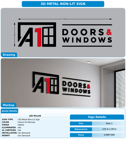 CUSTOM MOCKUP SIGN FOR Joe Miller