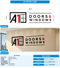 CUSTOM MOCKUP SIGN FOR Joe Miller