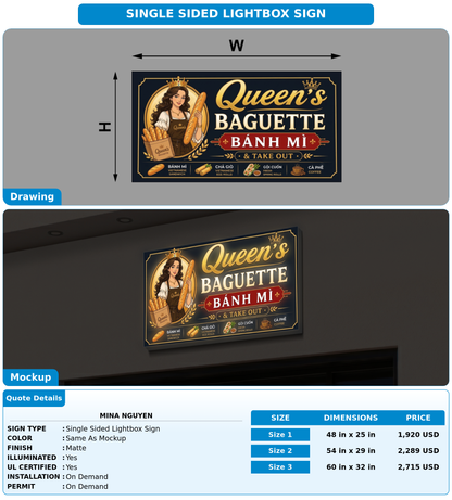 CUSTOM MOCKUP SIGN FOR Mina Nguyen
