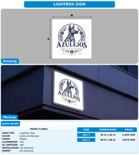 CUSTOM MOCKUP SIGN FOR Pedro Flores