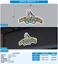 CUSTOM MOCKUP SIGN FOR John Robbins