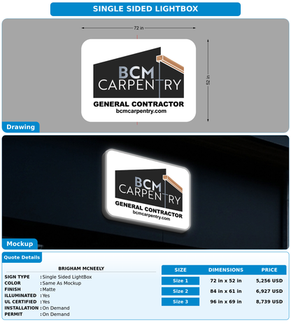 CUSTOM MOCKUP SIGN FOR Brigham McNeely