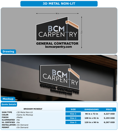 CUSTOM MOCKUP SIGN FOR Brigham McNeely