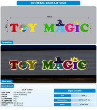 CUSTOM MOCKUP SIGN FOR Talip Elmaci
