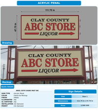 CUSTOM MOCKUP SIGN FOR ARIEL SOTO SIGNS FAST INC
