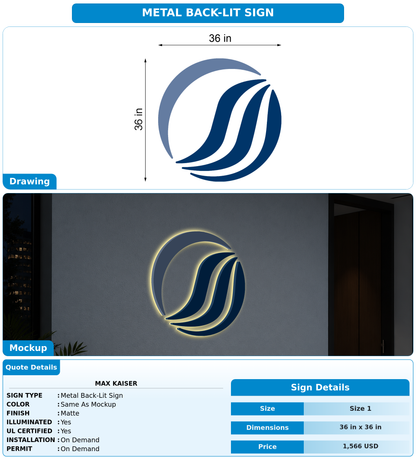 CUSTOM MOCKUP SIGN FOR Max Kaiser