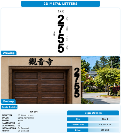 CUSTOM MOCKUP SIGN FOR Ivy Lim