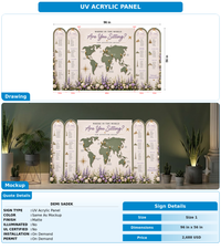 CUSTOM MOCKUP SIGN FOR Demi Sadek