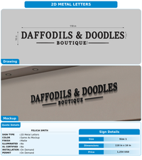 CUSTOM MOCKUP SIGN FOR Felicia Smith