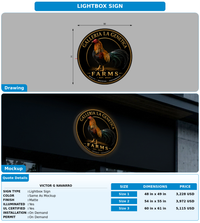 CUSTOM MOCKUP SIGN FOR VICTOR G NAVARRO