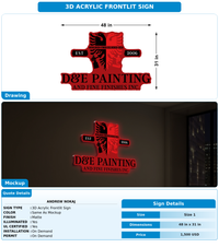 CUSTOM MOCKUP SIGN FOR Andrew Nokaj