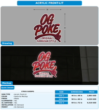 CUSTOM MOCKUP SIGN FOR Cyrus guerpo