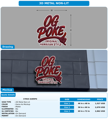 CUSTOM MOCKUP SIGN FOR Cyrus guerpo