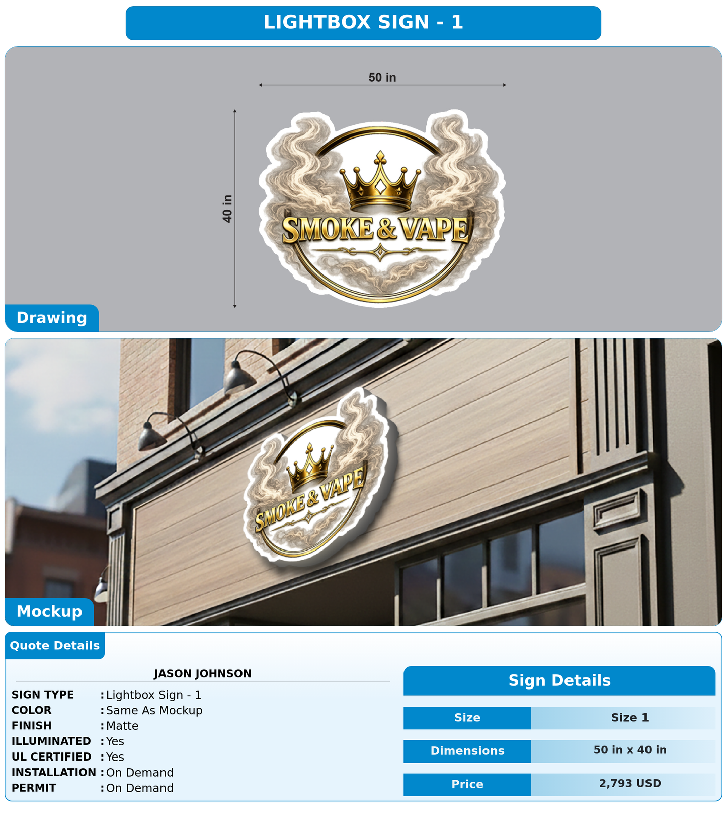 CUSTOM MOCKUP SIGN FOR jason johnson