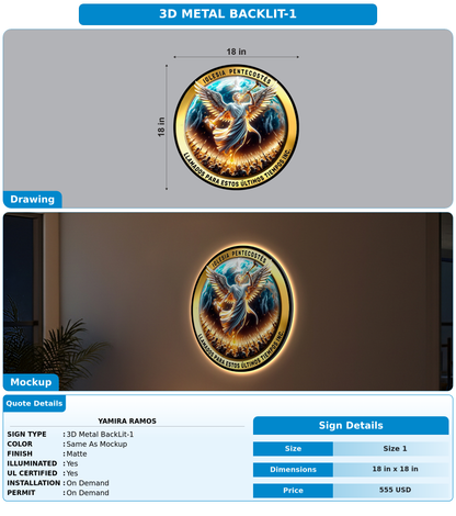 CUSTOM MOCKUP SIGN FOR Yamira Ramos