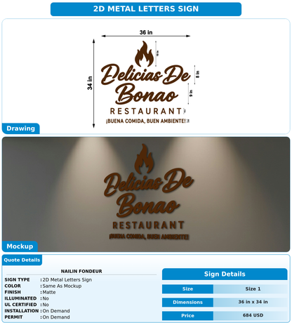 CUSTOM MOCKUP SIGN FOR Nailin Fondeur
