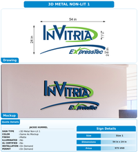 CUSTOM MOCKUP SIGN FOR Jackie Hummel