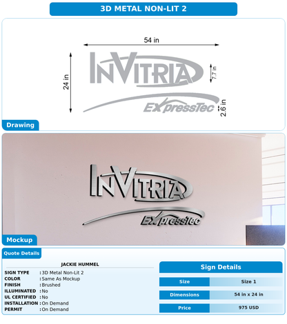 CUSTOM MOCKUP SIGN FOR Jackie Hummel