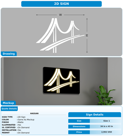 CUSTOM MOCKUP SIGN FOR Hassan