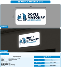 CUSTOM MOCKUP SIGN FOR Chelle Doyle