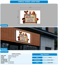 CUSTOM MOCKUP SIGN FOR Kendra Johnson