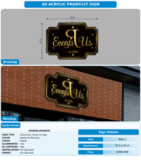 CUSTOM MOCKUP SIGN FOR Kendra Johnson