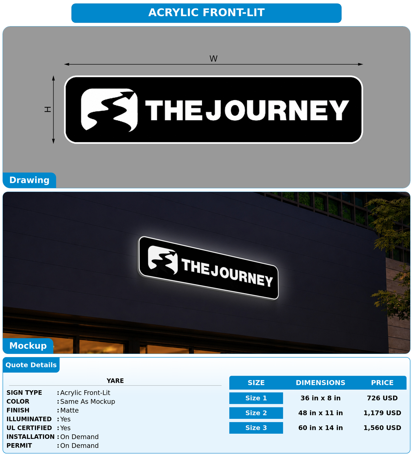 CUSTOM MOCKUP SIGN FOR Yare