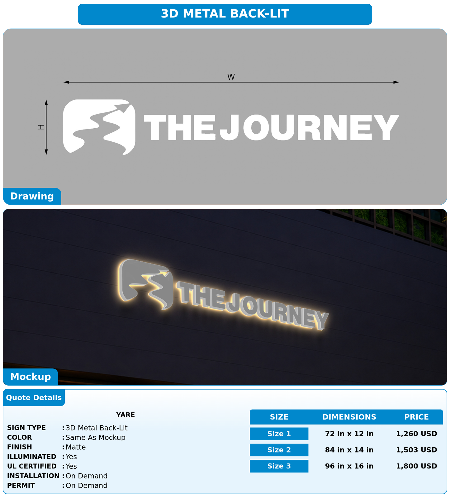 CUSTOM MOCKUP SIGN FOR Yare