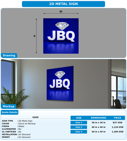 CUSTOM MOCKUP SIGN FOR QUAN