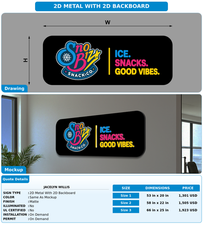 CUSTOM MOCKUP SIGN FOR Jacelyn Willis