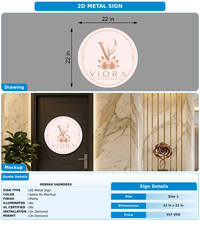 CUSTOM MOCKUP SIGN FOR Rebeka Saunders