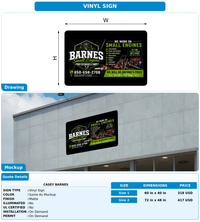 CUSTOM MOCKUP SIGN FOR Casey Barnes
