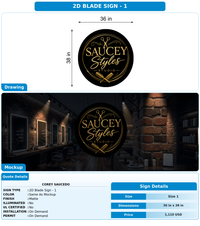 CUSTOM MOCKUP SIGN FOR Corey Saucedo