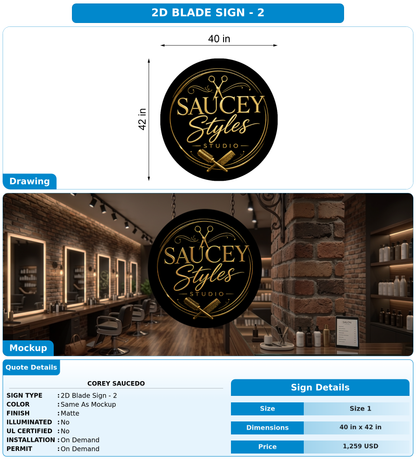 CUSTOM MOCKUP SIGN FOR Corey Saucedo