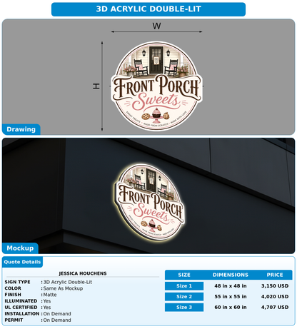 CUSTOM MOCKUP SIGN FOR Jessica Houchens