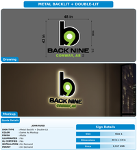 CUSTOM MOCKUP SIGN FOR John Rudd