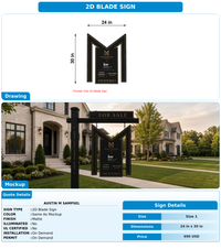 CUSTOM MOCKUP SIGN FOR Austin M Sampsel