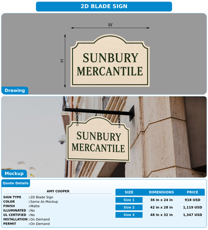 CUSTOM MOCKUP SIGN FOR Amy Cooper
