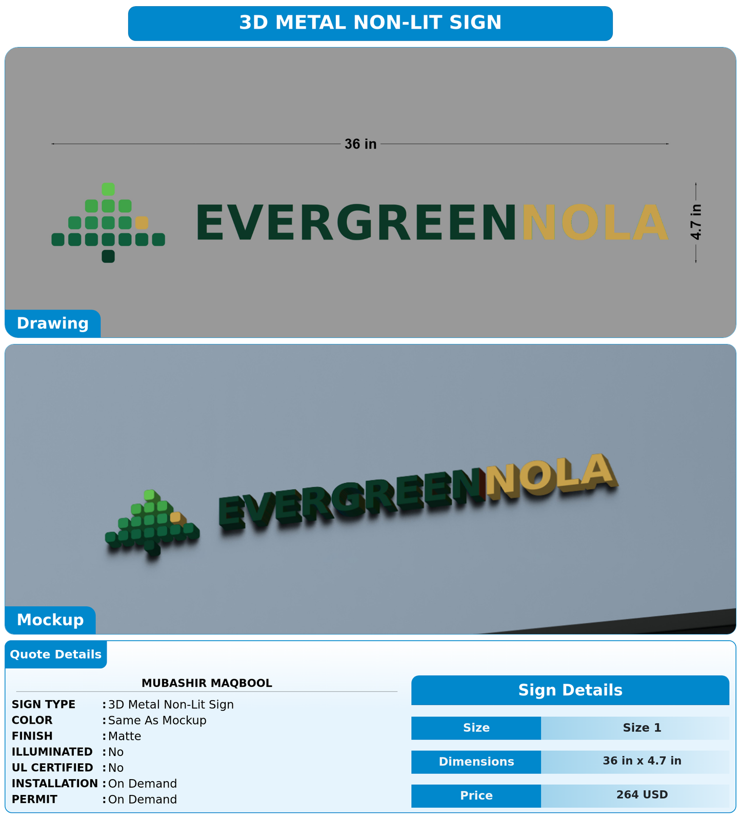 CUSTOM MOCKUP SIGN FOR MUBASHIR MAQBOOL