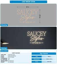 CUSTOM MOCKUP SIGN FOR Corey Saucedo