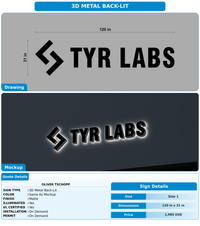 CUSTOM MOCKUP SIGN FOR Oliver Tschopp