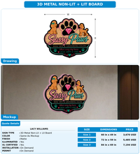 CUSTOM MOCKUP SIGN FOR Lacy Williams